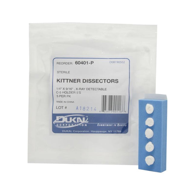 Dukal | Sterile Kittner Dissectors 1/4" x 9/16" | 60401-P