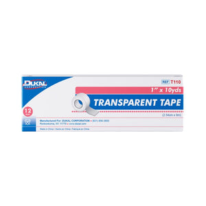 Dukal | Transparent Tape 1 x 10 yd | T110