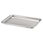 Dukal | Stainless Steel Instrument Tray Flat 13-5/8" x 9-3/4" x 5/8" | 4261