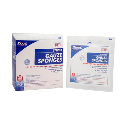 Sterile Gauze Sponges 4" x 4" 12-Ply