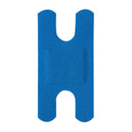 Metal Detectable Fabric Adhesive Bandages Knuckleband 1-1/2 x 3, Blue 163703