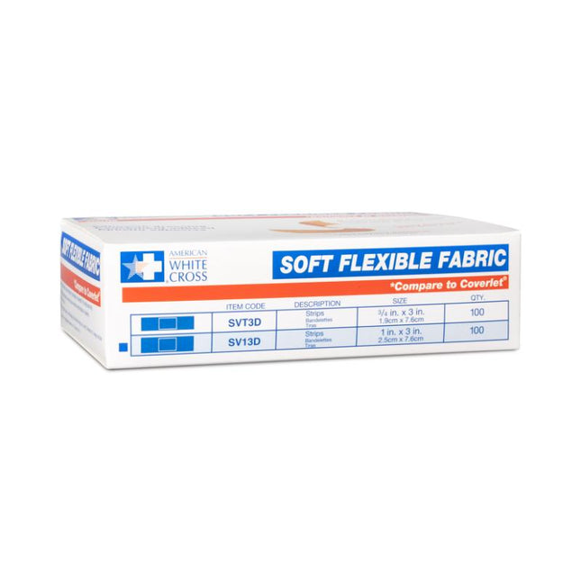 Dukal | Soft Flexible Fabric Adhesive Bandages 1 x 3 | SV13D