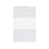 Reclosable Bag 13 x 15, Clear White