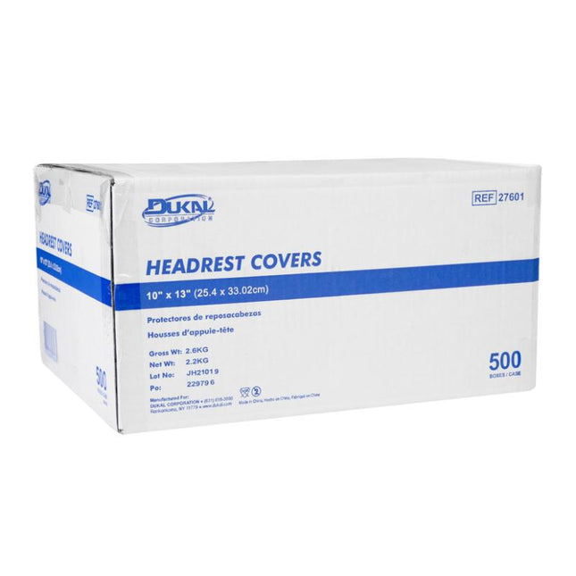 Dukal | Non-Sterile Headrest Covers 10" x 13" | 27601