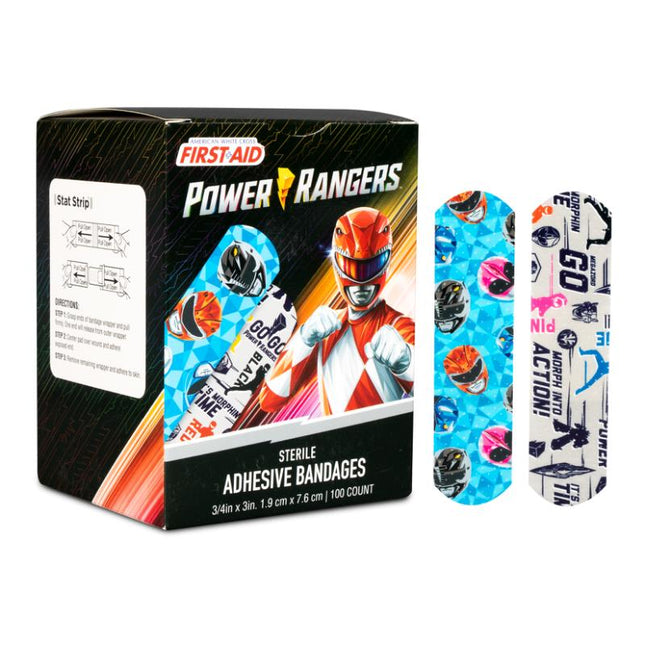 Dukal | Power Rangers Stat Strip® Adhesive Bandages 3/4 x 3 | 1087753