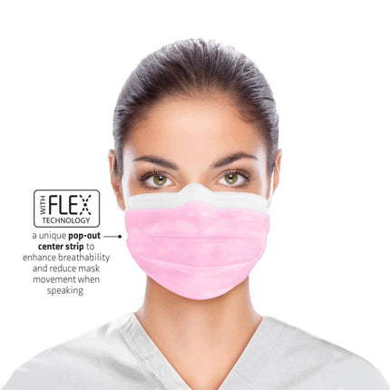 Flex Mask Level 1 Ear-Loop Pink