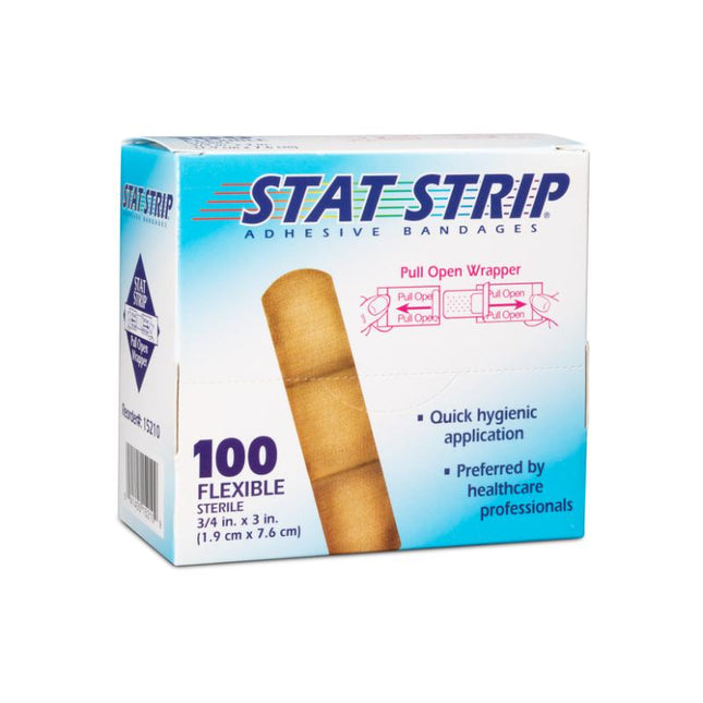 Dukal | Flexible Fabric Stat Strip® Adhesive Bandages 3/4 x 3 | 15210