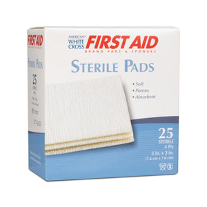 Dukal | Sterile Non-Woven Pad 3" x 3" 4-Ply | 7215327