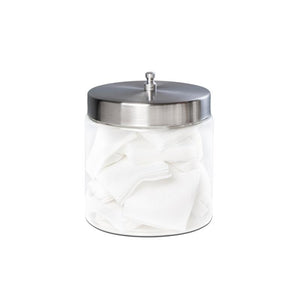 Dukal | Tech-Med Sundry Dressing Jar & Cover, 4" x 4", Glass, 1/bx, 6 bx/cs | 4013