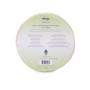 Dukal | Natural Muslin Depilatory Waxing Roll, 3.5" x 100 yds | 900717