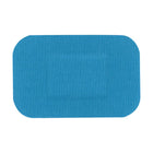 Dukal | Flexible Fabric Metal Detectable Adhesive Bandages 2 x 3, Blue | 16481