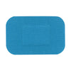 Flexible Fabric Metal Detectable Adhesive Bandages 2 x 3, Blue