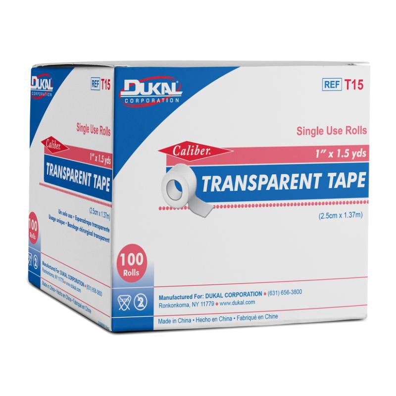 Dukal | Transparent Tape 1 x 1.5 yd | T15