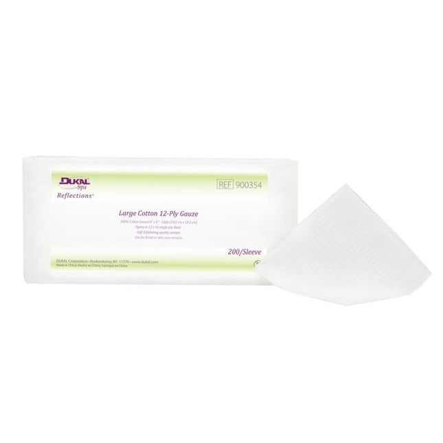 Dukal | Non-Sterile Cotton Gauze 4" x 4", 200/BG, 10 BG/CS | 900354