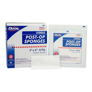 Dukal | Sterile Post Op Sponges 3" x 4" | 5434