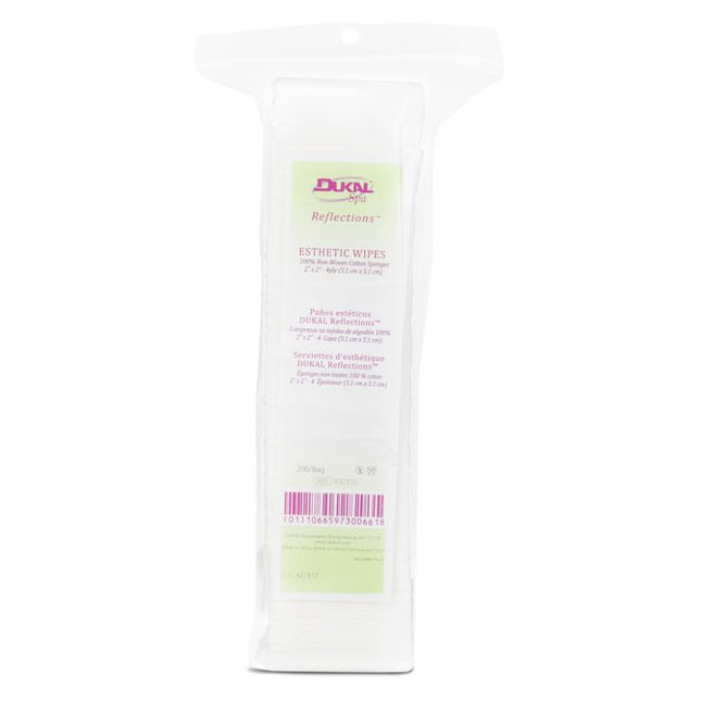 Dukal | Non-Sterile Esthetic Wipes 2" x 2" 4-Ply | 900300