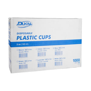 Dukal | Plastic Drinking Cups 5 oz, Lavender | 27705