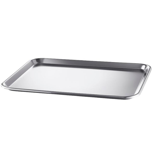 Dukal | Stainless Steel Instrument Tray Flat fits Mayo Stand 16-3/4" x 21" x 1/2", Large | 4266