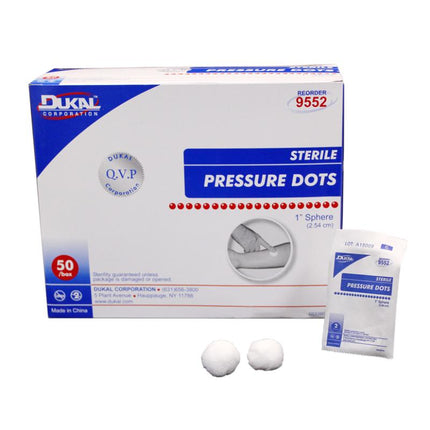 Sterile Pressure Dots 1"
