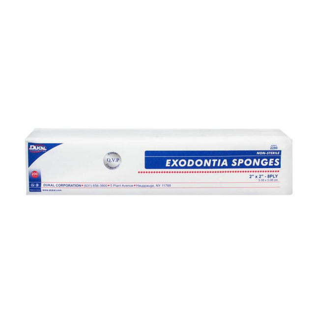 Dukal | Non-Sterile Gauze Sponges 2" x 2" 8-Ply | 2280