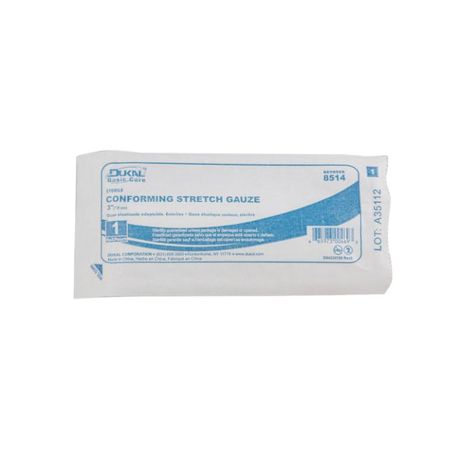 Dukal | Sterile Basic Care Conforming Stretch Gauze 3" | 8514