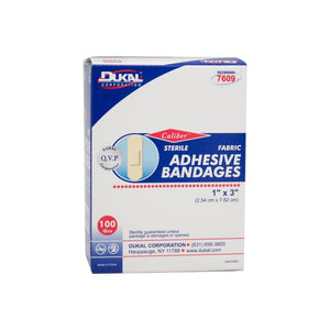 Dukal | Flexible Fabric Adhesive Bandages 1 x 3 | 7609