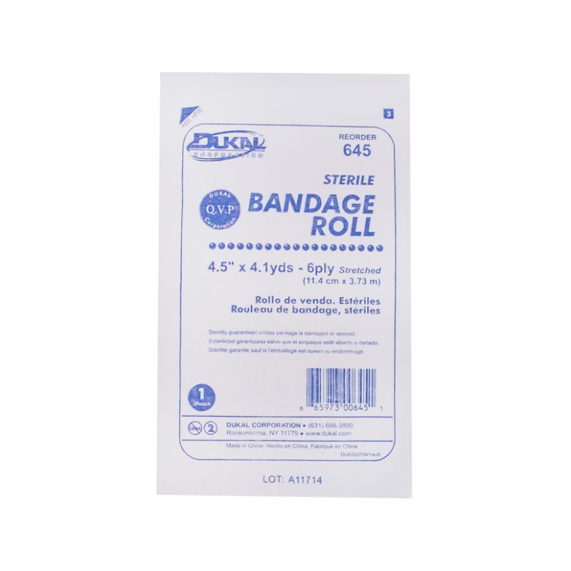 Dukal | Sterile Fluff Bandage Roll 4.5