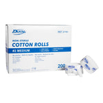 Dukal | Dukal Cotton Rolls #2 Medium 1-1/2 x 3/8 | 27101