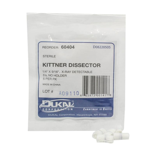 Dukal | Sterile Kittner Dissectors 1/4" x 9/16" | 60404