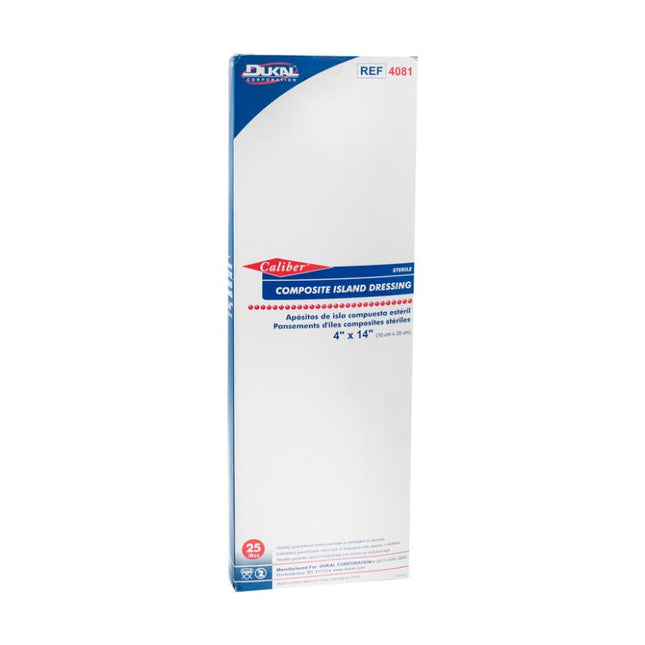 Dukal | Sterile Composite Island Dressing 4" x 14" | 4081