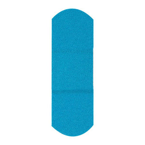 Dukal | Metal Detectable Fabric Adhesive Bandages 1 x 3, Blue | 99918