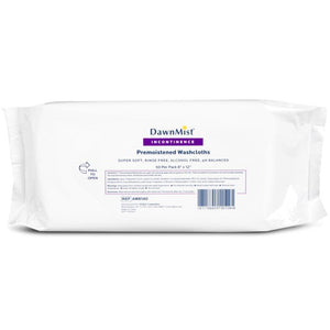 Dukal | Personal Cleansing Wipe DawnMist, Adult, Soft Pack, 8" x 12", 50/pk, 12 pk/cs | AW8140