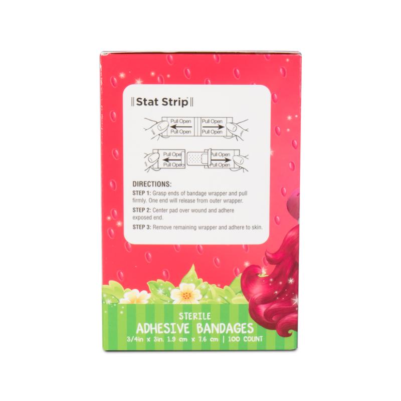 Dukal | Strawberry Shortcake Stat Strip® Adhesive Bandages 3/4 x 3 | 10851