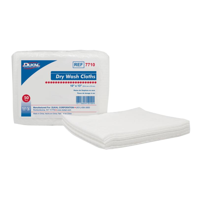 Dukal | Dry Washcloths 10 x 13 | 7710