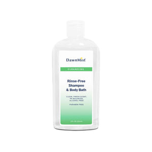 Dukal | Rinse Free Shampoo and Body Bath 8 oz | NR08