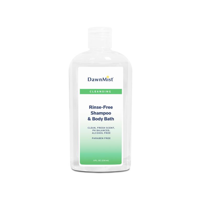 Dukal | Rinse Free Shampoo and Body Bath 8 oz | NR08