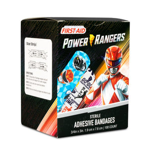 Dukal | Power Rangers Stat Strip® Adhesive Bandages 3/4 x 3 | 1087753