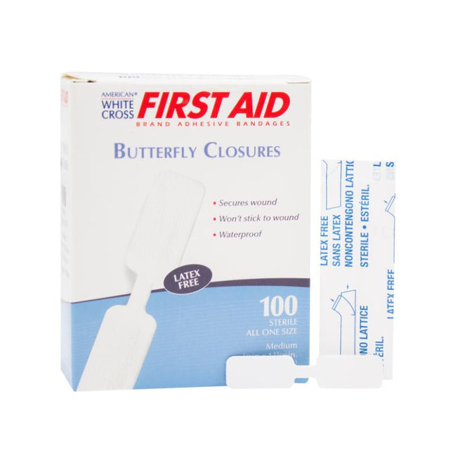 Dukal | Butterfly Adhesive Bandages 13/32 x 1-13/16 | 1975033