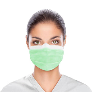 Dukal | Flex Mask Level 1 Ear-Loop Green | ULM-6185