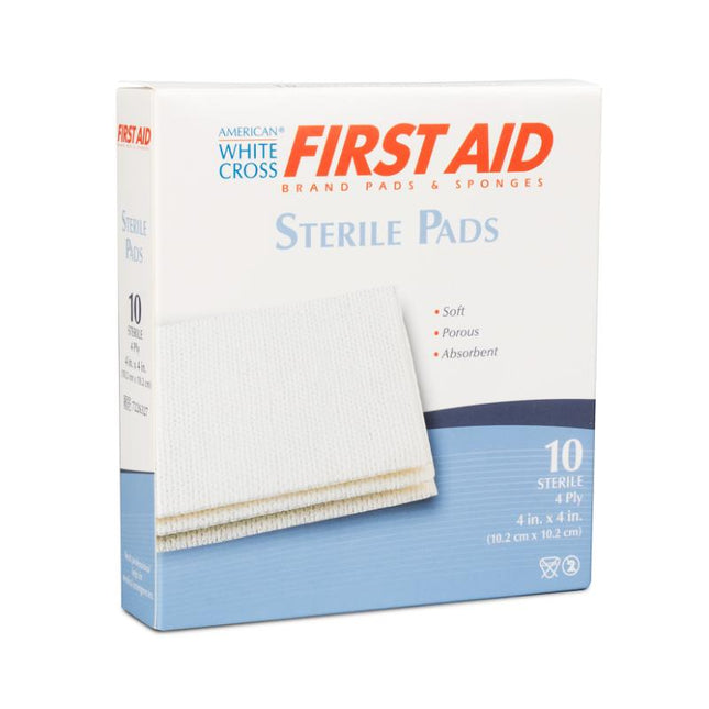 Dukal | Sterile Non-Woven Pad 4" x 4" 4-Ply | 7225327