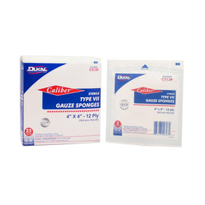 Dukal | Sterile Type VII Gauze Sponges 4" x 4" 12-Ply | C5139