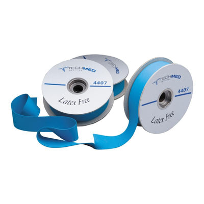 Non Latex Tourniquet Perforated every 18" Roll of 25 18", Blue