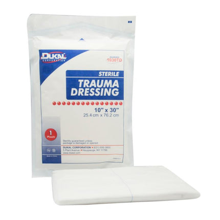 Sterile Trauma Dressing 10" x 30" | Dukal | Only at SurgiMac