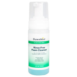Dukal | Rinse Free Foam Cleanser, 4 oz | RFFC04