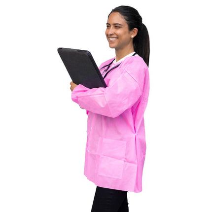 FitMe Lab Jackets XL Bubblegum Pink | Dukal | Only at SurgiMac