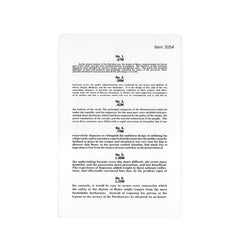 Plastic Jaeger Eye Chart 3054-D