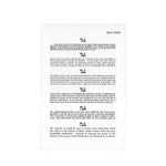 Plastic Jaeger Eye Chart 3054-D