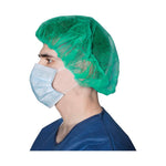 Dukal | Bouffant Cap 24, Green | 324G
