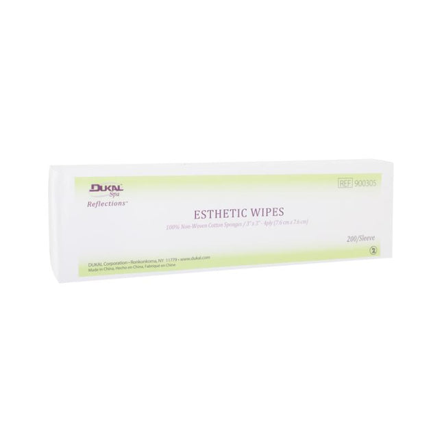 Dukal | Non-Sterile Esthetic Wipes 3" x 3" 4-Ply | 900305