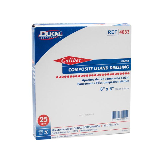 Dukal | Sterile Composite Island Dressing 6" x 6" | 4083